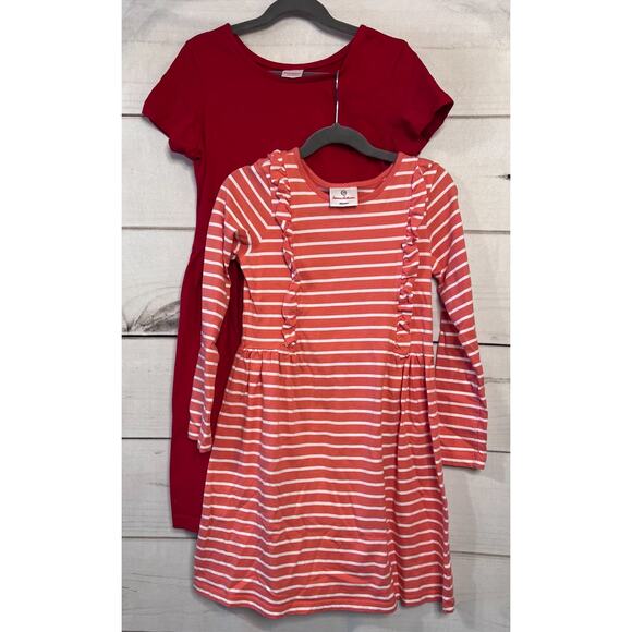 Lot of Two Hanna Andersson Dresses Size 130/140 EUC - Picture 1 of 4